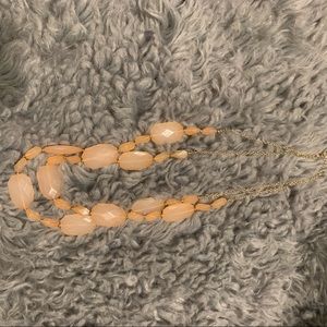 🌴5/$25 Peach necklace